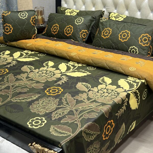 New 7 PCS Cotton Comforter Set – King Size Bedding | New Luxury Design, Export Quality