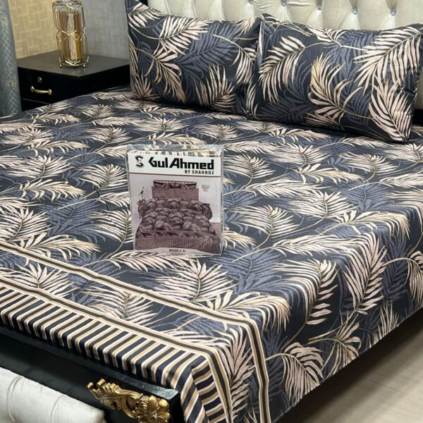 Beat the clock for extra savings 3 PCS King Size Bedsheet Set – Soft & Breathable/Gift Pack Bedsheet/Cotton Mix Bedsheets/Premium Quality Bedding MIX Cotton Fabric